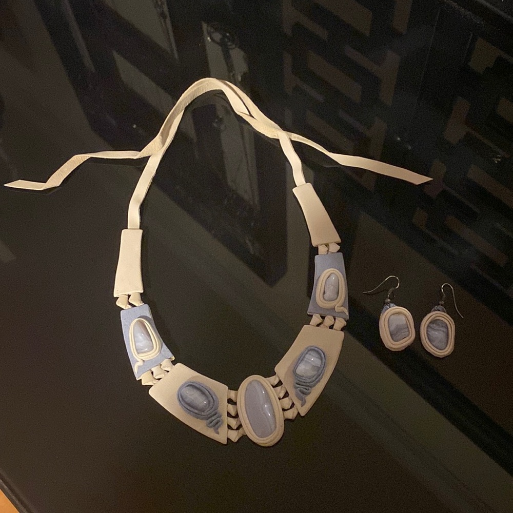 Leather Jewelry Set